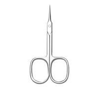 Ciseaux à cuticules en acier inoxydable, petites lames de coupe-ongles pour ongles et sourcils, cils, poils du nez, argenté 1 pièce, 9,4 cm