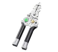 Ciseaux à dénuder 10 en 1 avec test électrique, ciseaux à dénuder multifonctions avec test électrique, pince à dénuder et pince à sertir pour couper et tirer des fils