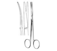 Ciseaux à dissection Hammacher®, Baby-Metzenbaum, courbés, inox, 180 mm