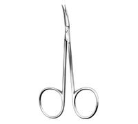 Ciseaux à dissection Hammacher®, Micro-Iris, courbes, fins, sp.sp., 90 mm