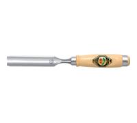Ciseaux a gouge l.26mm manche hetre blanc Kirsche