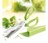 Ciseaux à Herbes à 5 Lames et effeuilleur MASTRAD Vert