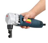 Ciseaux à Laine, 380W 1.8mm métal Machine de découpe grignoteuse en métal électrique grignoteuse en tôle grignoteuse à grande vitesse Rotor en acier inoxydable en aluminium en plastique