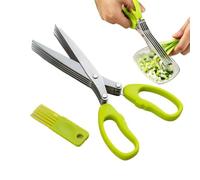 Ciseaux à légumes Cisailles de coupe antidérapantes 5 | Ciseaux à couper les aliments pour ciboules ciboulette basilic persil cuisson légumes salade BBQ pique-nique