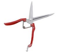 Ciseaux à main, 30 cm en acier inoxydable, cisaille manuelle à laine, ciseaux à ressort, ciseaux multifonctionnels de jardinage avec ressort pour bovins, moutons, chevaux, herbe