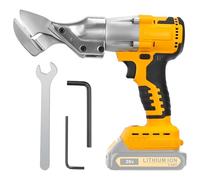 Ciseaux à métaux au lithium sans balais pour Dewalt 20 V, tête rotative à 360°, épaisseur de cisaillement maximale de la tôle d'aluminium 1,8 mm pour tôles, tapis, cuir, métal (Pas de batterie)