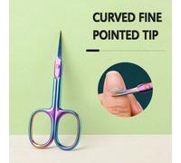 Ciseaux à ongles professionnels, régénération des cuticules, coupe-ongles, taille-ongles, beauté des cuticules, râpe à callosités en acier inoxydable, sourcils, cils, poils du nez, outils de manucure 