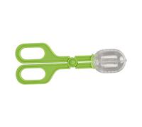 Ciseaux à Pince d'alimentation pour Reptiles, Outil en Plastique ABS Transparent ventilé pour lézards, Tortues, Grenouilles, araignées, Insectes, cuillère de Nettoyage Facile à (Vert)