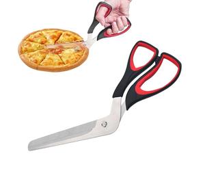 Ciseaux à Pizza, Coupe Pizza Ciseaux de Cuisine Multifonctionnels, Découpe Pizzas Cutter pour Couper les Pizzas, les Pâtes et les Tartes