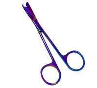 Ciseaux à point de suture 11,4 cm avec crochet délicat en forme de croissant - Parfaits pour enlever les sutures, premiers secours, formation EMS et autres instruments de qualité supérieure - En acier