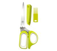 Ciseaux À Salade Outil coupe de cuisine à 5 avec couvercle et peigne