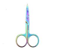 Ciseaux À Sourcils,Petits Ongles,Cuticules,Faux-Cils,Nez,Coupe De Cheveux,Manucure,En Acier Inoxydable,Tondeuse Pour Le Visage,Outils De Maquillage De Beauté - Type Rainbow