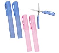 Ciseaux À Stylo 4 Pièces, Ciseaux Portables, Ciseaux Créatifs, Mini Ciseaux Pliants, Outils De Coupe De Papier Pour Bricolage