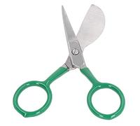 Ciseaux à Tapis Tuftés, Mini Cisailles à Tapis Portables en Acier Inoxydable pour la Coupe des Boules de Poils, la Fabrication de Tapis et le Travail de Décalcomanies (Vert)