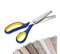 Ciseaux à Tissu Coupe-tissu en acier inoxydable, poignée confortable, | Ciseaux crantés pour textiles et loisirs créatifs pour tapis carton cuir confection femmes