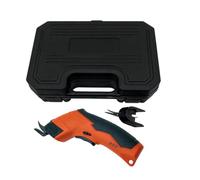 Ciseaux à tissu électriques rechargeables - Pour la maison, le jardin, le lieu de travail, le tissu, le cuir, le papier, le carton, le tapis, la mousse