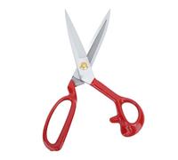 Ciseaux à tissu, polyvalents, légers, inoxydables, ensemble de ciseaux de couture ergonomiques pour travaux de bricolage à la maison (poignée rouge 30,5 cm)