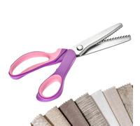 Ciseaux à tissu pour la ciseaux cranteurs en acier inoxydable portables et | Ciseaux crantés pour textiles et loisirs créatifs pour vêtements tapis cuir ourlets matelassage