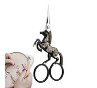 Ciseaux à Tricoter - Outils De Coupe En Forme De Cheval,Ciseaux De Détail - Pour La Fabrication De Vêtements La Réparation De Vêtements Artisanat Du Papier Réparation Textile Atelier À Domicile Et