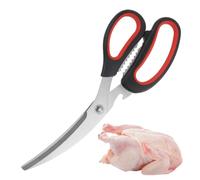 Ciseaux À Volaille - Outils Polyvalents En Acier Inoxydable - Avec manche anti-dérapant, lavable au lave-vaisselle, en acier inoxydable pour la cuisine | Pour Cuisine, Poulet, Dinde, Poisson, Légumes