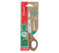 Maped Ciseaux Advanced 50% PP Wood – Bout pointu, lames acier inoxydable – 17 cm