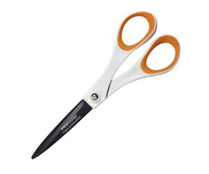 Ciseaux ambidextres bout pointus Fiskars 18 cm bicolores