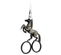 Ciseaux antiques en forme de cheval, ciseaux en acier inoxydable, petits ciseaux artisanaux avec pointe de sécurité pour les bureaux, l ' artisanat domestique, la mode chinoise
