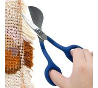 Ciseaux Appliques - Ciseaux en tissu, ciseaux à manche | Ciseaux pour appliques courbées, ciseaux pliés pour broderie, feuilles pic canard couture, ciseaux pliés pour coupe précise en tissu brodé