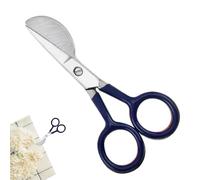 Ciseaux bec de canard - Lame de ciseaux à bec de canard en acier inoxydable de 4,72 pouces - Outils à main de cisailles à tapis tuftés à poignée incurvée pliée pour poinçonner les tapis à poils de tap