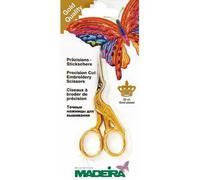 Madeira Ciseaux de broderie en forme de cigogne 3,5" petite paire - Or