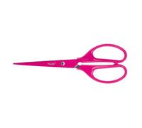 Ciseaux - Bureau - Scolaire - 17 cm - Rose fluo - Milan
