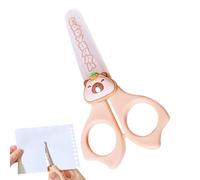 Ciseaux Capybara mignons - Ciseaux ronds Capybra Cartoon pour | Ciseaux de sécurité ronds Capybara | Fournitures d'activité pour, poignée antidérapante pour étudiants, école primaire