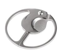 Ciseaux Cigares - Coupe-Cigare Poche Ronde | Guillotine Acier Inoxydable Précise | Outil Tranchant Cadeau Fête des Pères Hommes Accessoire Fumeur Luxe Design Compact Argenté Robuste