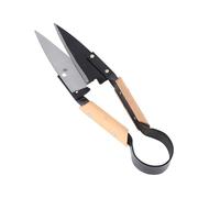 Ciseaux Cisaille Topiaire Tradition - 33 cm - Sécateur de Jardin en Acier Inox et Manche revêtement Bois - Idéal pour tailler