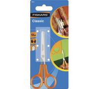 Fiskars Ciseaux Hobby Classic – Bouts ronds, 13 cm, ambidextre, lames inox, poignées orange – 1005154