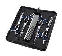 Ciseaux Coilettage Chien Chat Crofessionnel Ciseaux Animaux avec Embout Round Ensemble de Ciseaux de Coiffure en Acier Inoxydable
