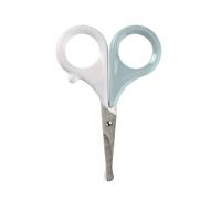 Ciseaux Coupe-ongles Pour Bébé Avec Bout Rond Vert Bleu TU