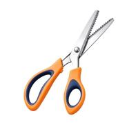 Ciseaux Cranteurs de pour Tissu Cisailles Festonnées à Manche Antidérapant | Ciseaux de Tissu Dentelés en Acier Inoxydable , scrapbooking, , loisirs créatifs, Jaune