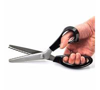 Ciseaux cranteurs dentelé à bords festonnés, ciseaux de couture en acier inoxydable avec manche ergonomique, 22,9 cm Serrated (5mm)