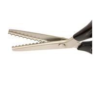 Ciseaux cranteurs dentelé à bords festonnés, ciseaux de couture en acier inoxydable avec manche ergonomique, 22,9 cm Scalloped (7mm)
