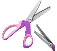 Ciseaux cranteurs pour la coupe de tissu, ciseaux à dentelle zigzag pour la couture de perruques