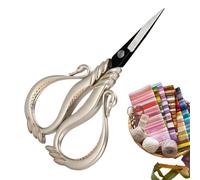 Ciseaux Crochet | Petit Coupe-Fil Artisanal Motif Cygne | Ciseaux de Vintage,pour Fournitures de Art du Fil Tricot Crochet Tissu Perles Scrapbooking Travaux d'Aiguille et Loisirs
