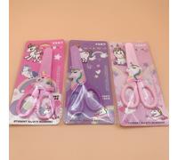 Ciseaux D'art Dinosaure De Dessin Animé, Coupe-Papier De Sécurité Pour Enfants, Couteau Utilitaire, Fournitures Scolaires, Papeterie Cadeaux 12 Pièces/Lot