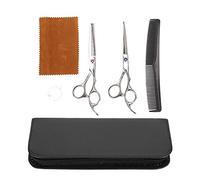 Ciseaux de 6 pouces pour amincir les cheveux, ciseaux professionnels de coupe de cheveux avec bleu-violet, ciseaux de salon en acier inoxydable pour barbier et usage domesti