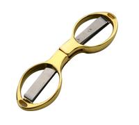 Ciseaux De Badge - Ciseaux Pliants De 9,8 Cm | Cutter Télescopique En Acier Inoxydable | Sécurité Outil De Coupe De Conception Rétractable Pour Les Soins Infirmiers, Projets D'artisanat, Survie En Ple