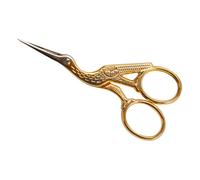 Ciseaux De Broderie Cigogne Doré 9 Cm