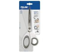 Ciseaux De Bureau - Blanc - Lame Acier Inox - 22cm - Ergonomique - Résistant