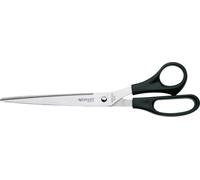 Westcott ciseaux 10" (25,4 cm) noir | Ciseaux de bureau avec poignées en plastique noir | Lame extra-tranchante, acier inoxydable | E-31111 00
