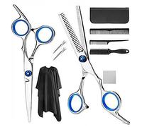 Ciseaux de Coiffure en Acier Inoxydable Kit de 10 Pi ces avec Poign e Ergonomique pour Coiffeurs Professionnels et Salons