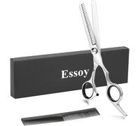 Ciseaux De Coiffure Professionnelle Ciseaux Effileur Ciseaux De Coiffeur,Convient Pour Couper L'épaisseur Des Cheveux,Ciseaux De Coiffure Pour Homme Et Femme Universels Argent